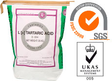 Tartaric Acid bag FSSC 22000